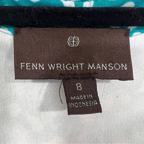 Penn Wright Manson Faux Wrap Dress Size 8 - Picture 5 of 8
